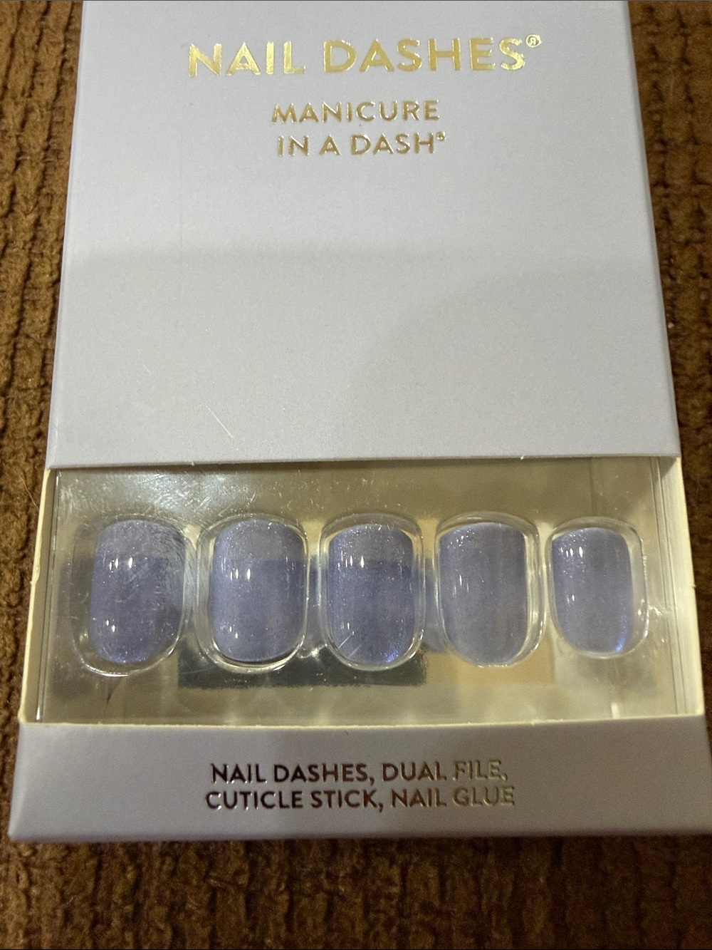 Red Aspen Nail Dashes  Press-On Nails - Picture 12 of 13